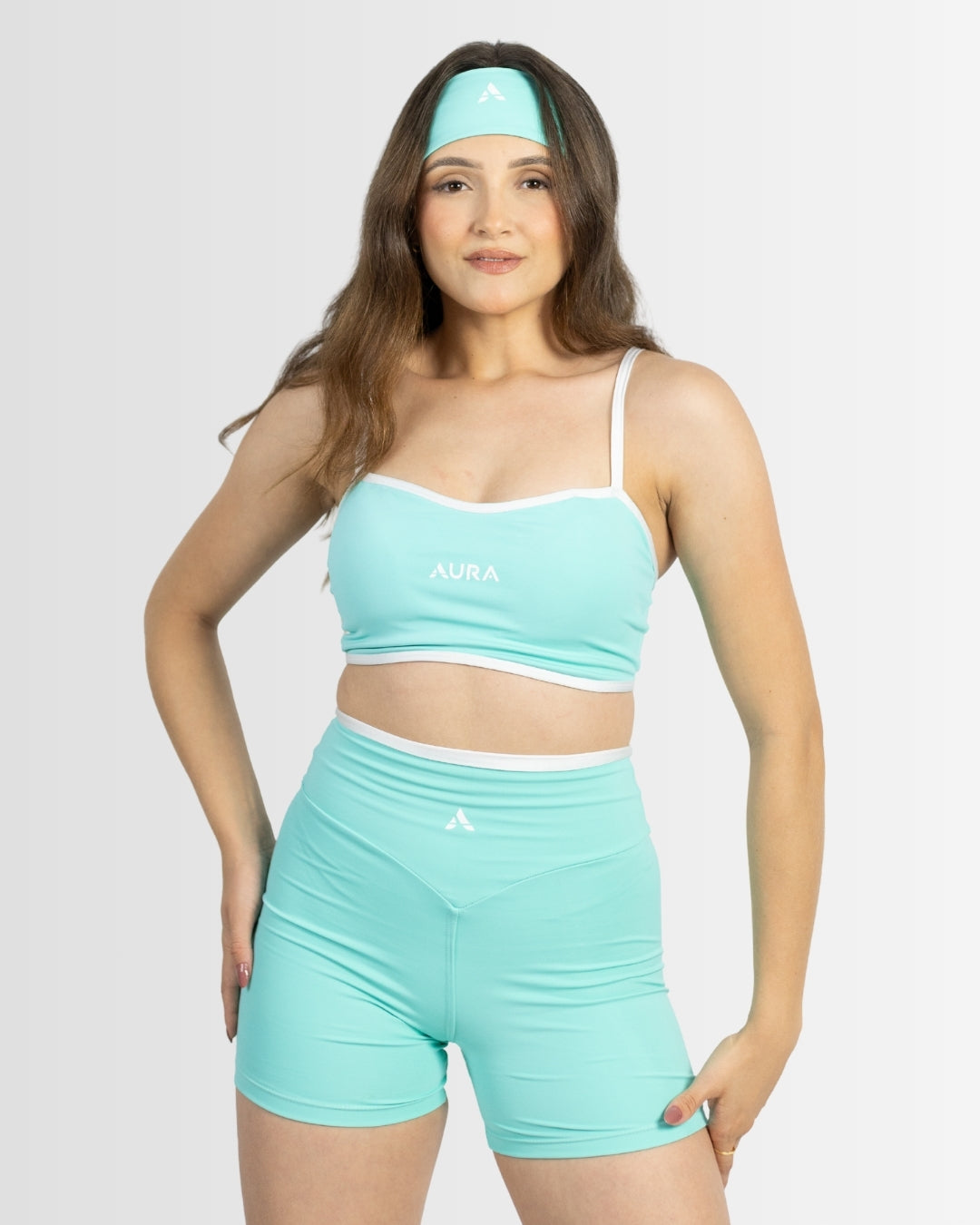 Conjunto Bloom Verde água